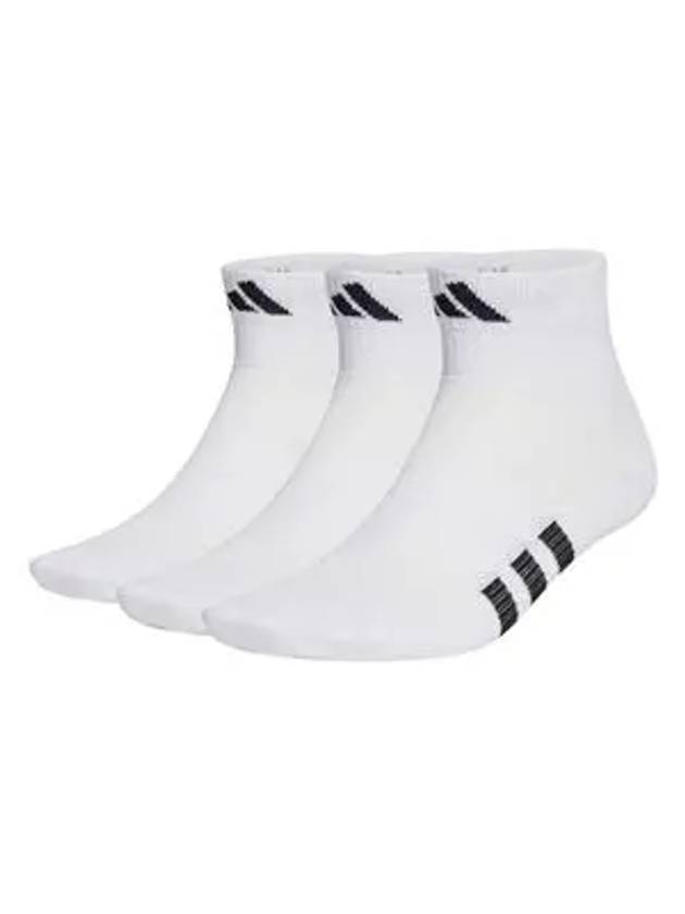 Performance Light Mid Cut Socks 3 Pairs White - ADIDAS - BALAAN 3