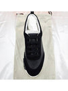 Bouncing Leather Low Top Sneakers Noir - HERMES - BALAAN 4