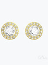 Una Angelic Stud Earrings White Gold - SWAROVSKI - BALAAN 2