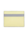 Bicolor Leather Card Wallet Yellow - MARNI - BALAAN 3