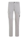 Stretch Sateen Loose Cargo Straight Pants Grey - CP COMPANY - BALAAN 2