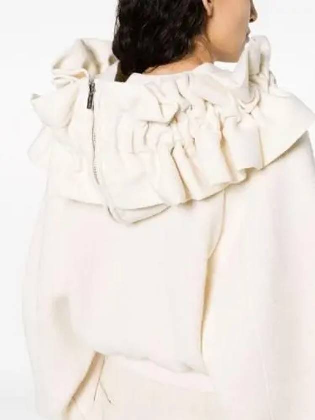 La Maille Crinoline Hooded Knit Top Off White - JACQUEMUS - BALAAN 5