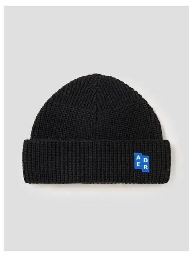 Men s Sig Tr Tag Beanie 01 Noir Domestic Product - ADER ERROR - BALAAN 1