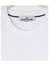 Archivio Project Lino Watro Cotton Jersey Short Sleeve T-Shirt White - STONE ISLAND - BALAAN 4