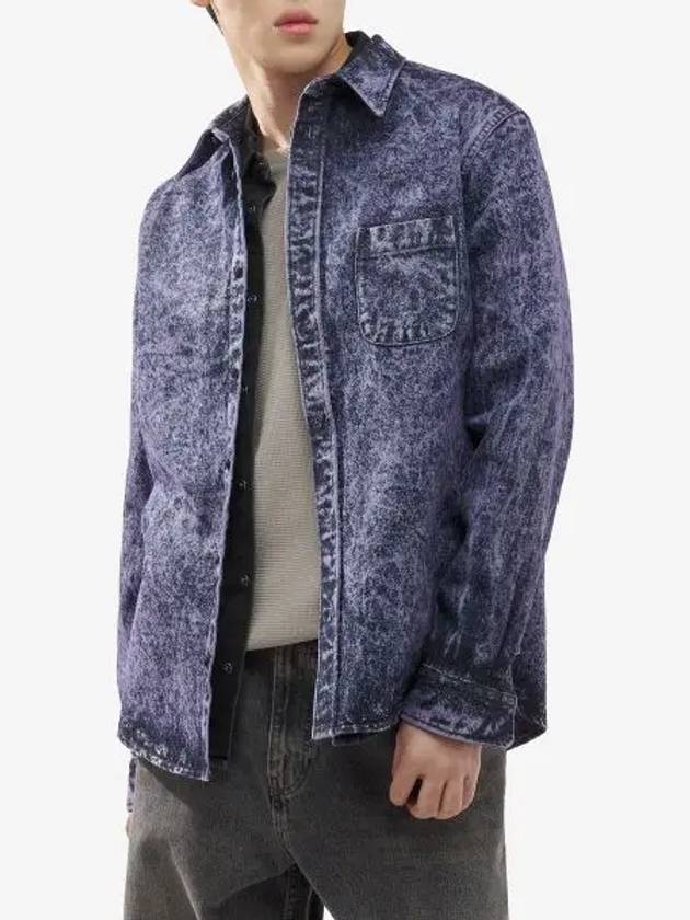 Denim Long Sleeve Shirt Light Orchid - MARNI - BALAAN 2