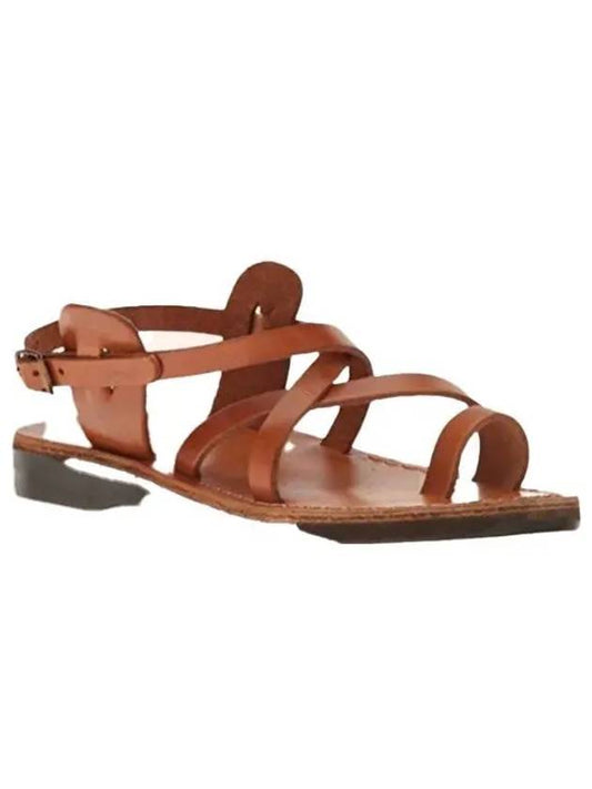 SANDALS NO 6 The Good Shepherd Buckle Honey - JERUSALEM - BALAAN 1