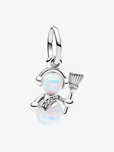 Opalescent Snow Man Dangle Charm Silver - PANDORA - BALAAN 1