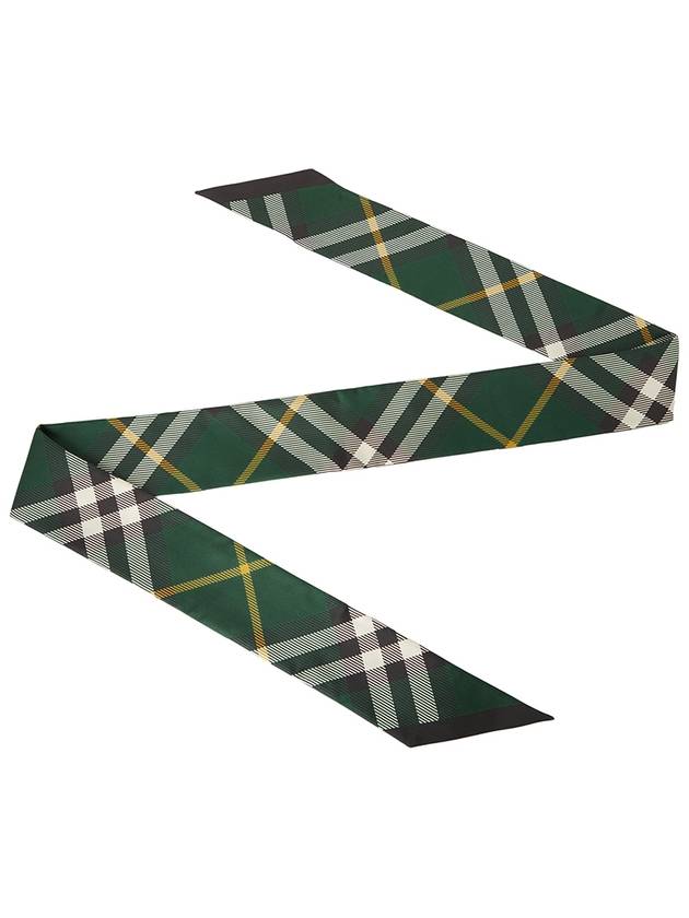 Vintage Check Pointed Tip Scarf Green - BURBERRY - BALAAN 4