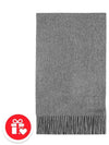 Wes Dahlia cashmere scarf muffler light gray WSDALIA 009 - MAX MARA - BALAAN 7