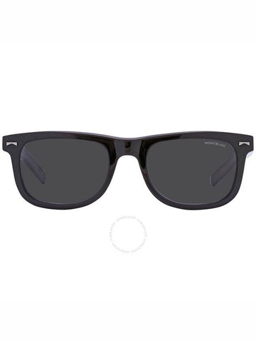 Montblanc Gray Square Men's Sunglasses MB0260S 001 53 - MONTBLANC - BALAAN 1