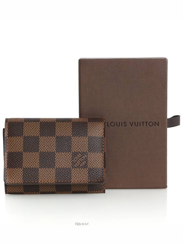 Damier unisex business card wallet flap mini - LOUIS VUITTON - BALAAN 10