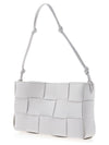 Cassette Strap Shoulder Bag Chalk White - BOTTEGA VENETA - BALAAN 3