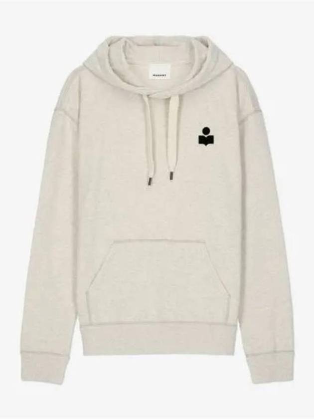 Matte Logo Print Hoodie Ecru - ISABEL MARANT - BALAAN 2