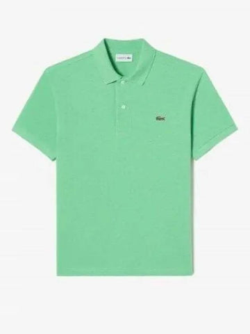 Men s French Regular Fit Basic Short Sleeve Polo Apple Green 1285982 - LACOSTE - BALAAN 1