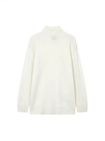 Women s Cashmere High Neck Sweater White 271353 - EMPORIO ARMANI - BALAAN 1