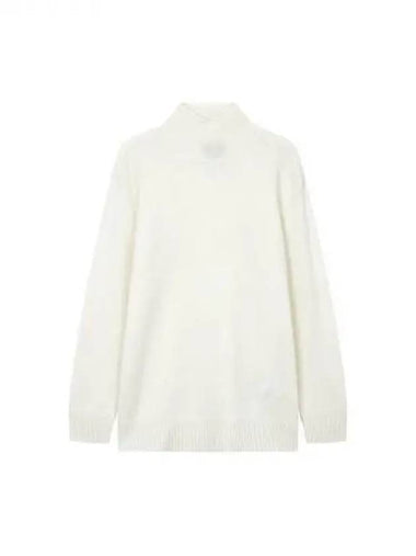 Women s Cashmere High Neck Sweater White 271353 - EMPORIO ARMANI - BALAAN 1