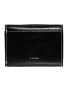 Dot Pocket 3-Fold Card Wallet Black - LE MASQUE - BALAAN 7