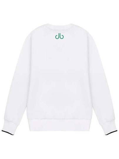 Drew Print Sweatshirt DF41LT02WHITE - DRUH GOLF - BALAAN 2