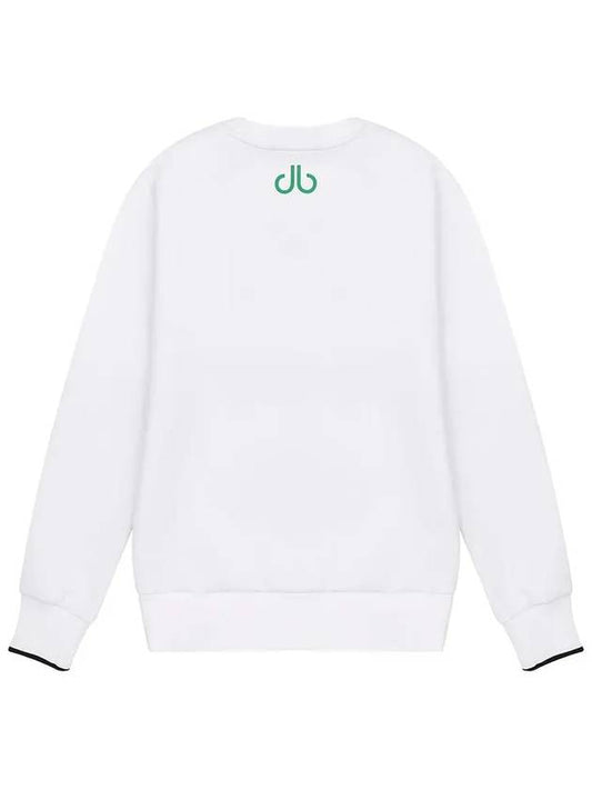 Drew Print Sweatshirt DF41LT02WHITE - DRUH GOLF - BALAAN 2