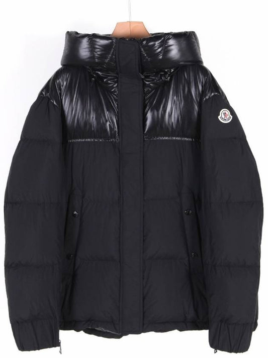 Women s ETIVAL Glossy Mix Hood Padding Black 1A00081 595A2 999 - MONCLER - BALAAN 1