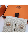 Mini Pop-Ache H Earrings Rose Gold Marron Glacec - HERMES - BALAAN 4