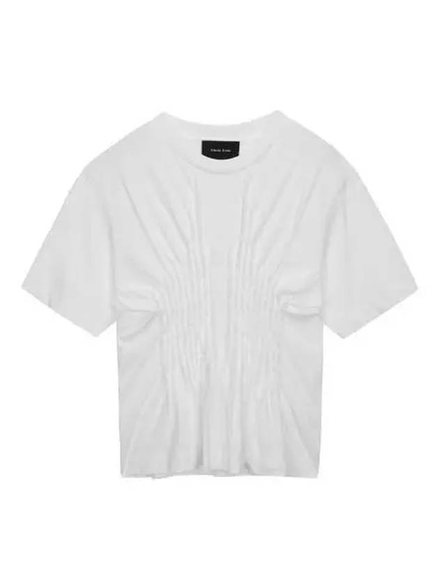 T shirt Sculp Short Sleeve White - SIMONE ROCHA - BALAAN 1