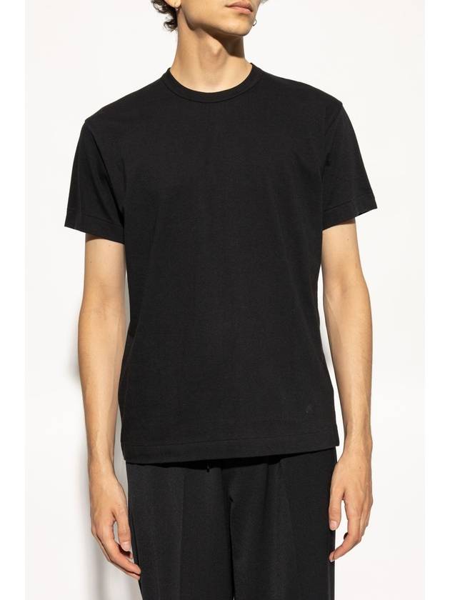 Heart Patch Short Sleeve T Shirt Black - COMME DES GARCONS PLAY - BALAAN 7