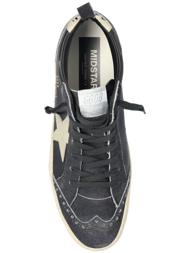 Mid Star Classic High Top Sneakers Black - GOLDEN GOOSE - BALAAN 7