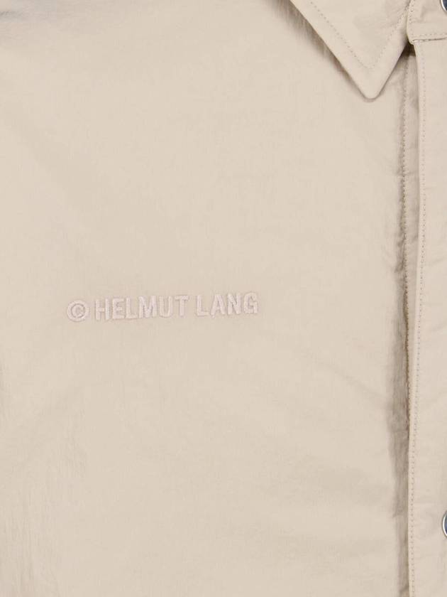 Quilted Shirt Jacket Ivory - HELMUT LANG - BALAAN 5