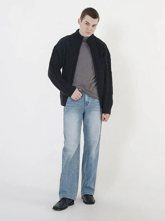 Washed Wide Denim Pants Light Blue - CHANCE'S NOI - BALAAN 1