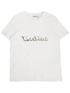 Print Cotton Short Sleeve T-shirt White - MAX MARA - BALAAN 2