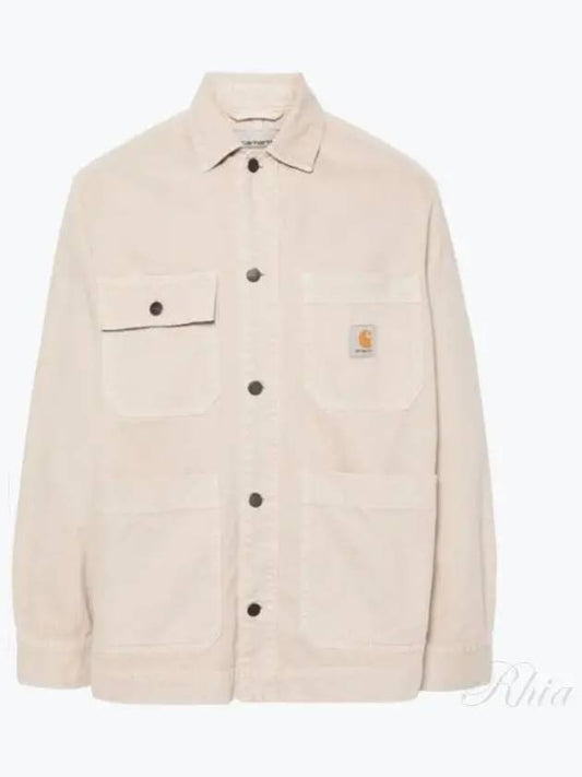 Cotton Shirt WITH FRONTAL Logo Patch I0331141YC4J B0651103277 - CARHARTT WIP - BALAAN 2