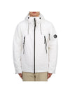 Pro Tech Hooded Jacket Gauze White - CP COMPANY - BALAAN 1