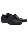 Gancini Suede Moccasin Loafers Black - SALVATORE FERRAGAMO - BALAAN 2