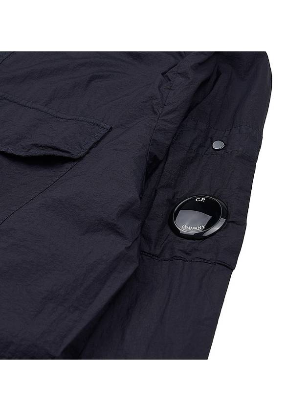 Tylon L Button Long Sleeve Shirt Navy - CP COMPANY - BALAAN 9