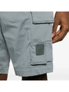 Metropolis Series Stretch Sateen Cargo Shorts Grey - CP COMPANY - BALAAN 6