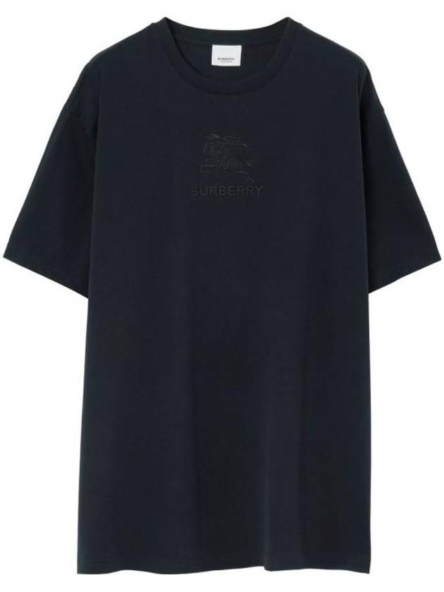 Short Sleeve T-Shirt 8072008 SMOKED NAVY - BURBERRY - BALAAN 1