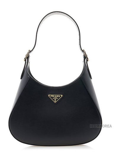 Triangle Logo Cleo Shoulder Bag Black - PRADA - BALAAN 2