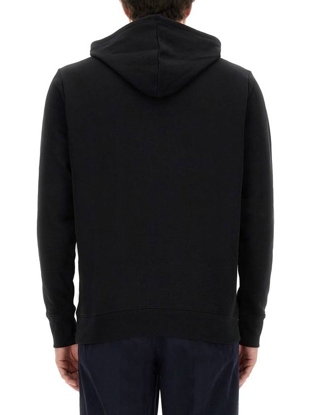 Zebra Patch Cotton Hoodie Black - PAUL SMITH - BALAAN 12