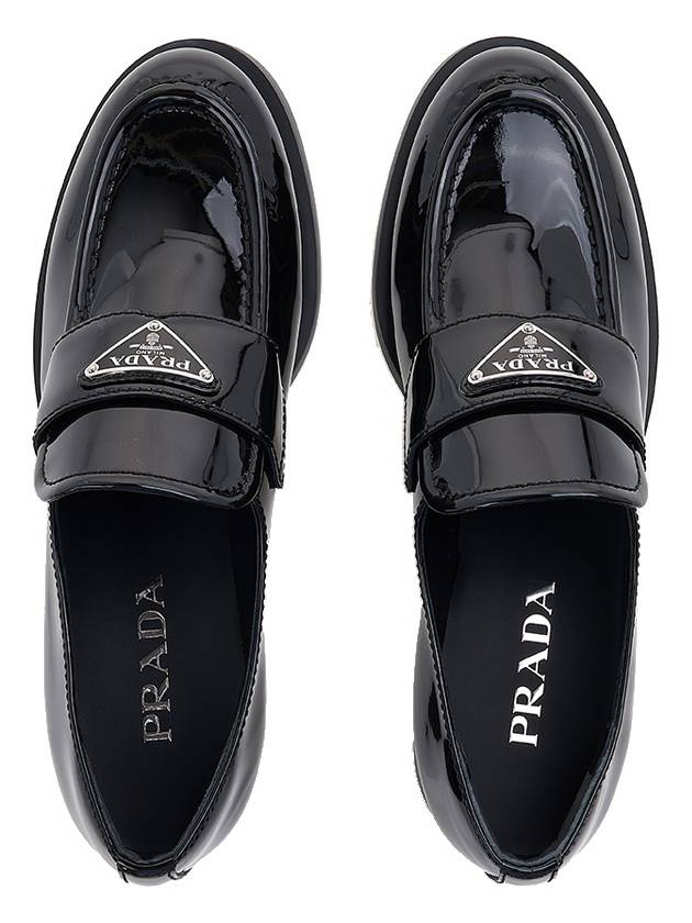 Patent Leather Loafers Black - PRADA - BALAAN 7