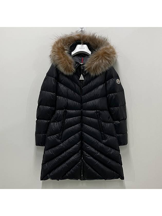 Women's Chandre Long Down Padding Black - MONCLER - BALAAN 3