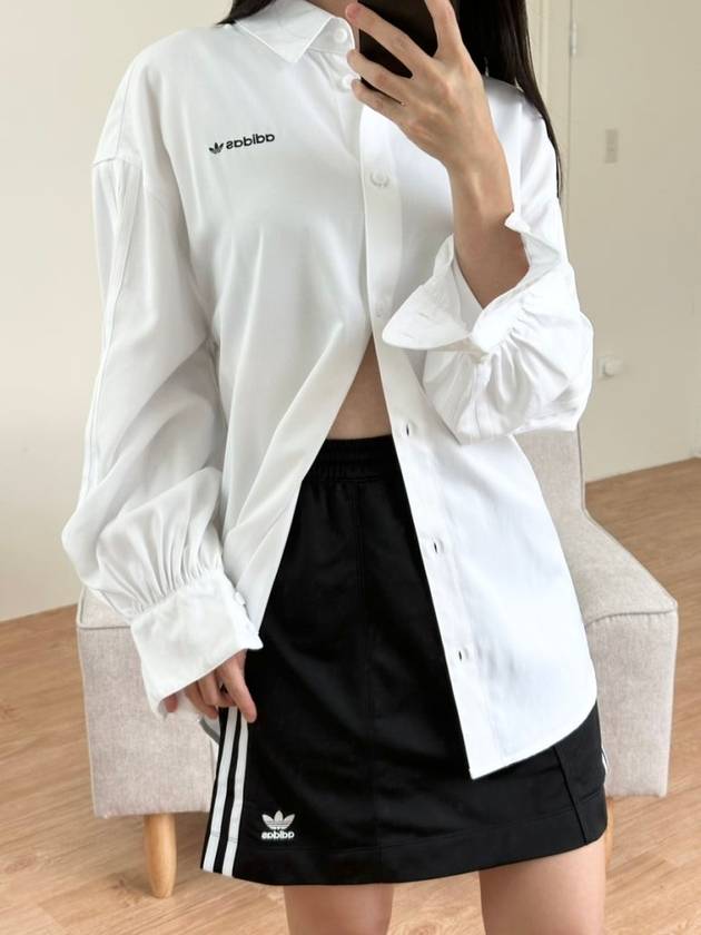 Oversized Shirt IR9790 White WOMENS - ADIDAS - BALAAN 3