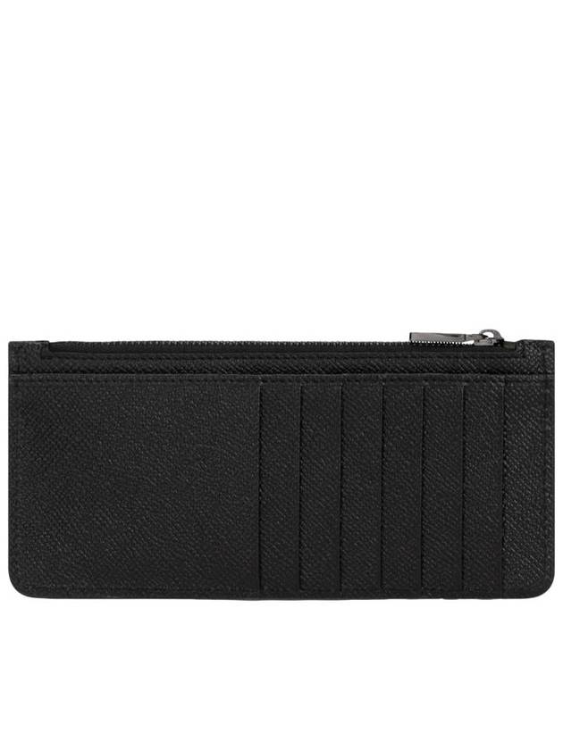 Logo Tag Calfskin Card Wallet Black - DOLCE&GABBANA - BALAAN 4