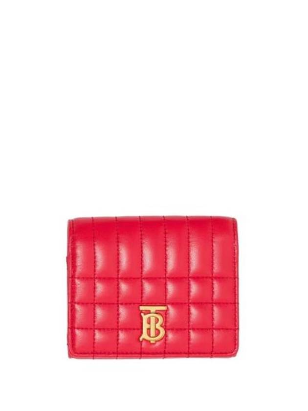 Lola Small Quilted Two Fold Half Wallet Red - BURBERRY - BALAAN 1