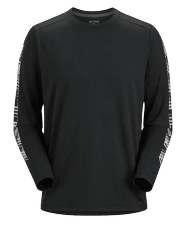 Cormac Logo Long Sleeve T-Shirt Black - ARC'TERYX - BALAAN 1