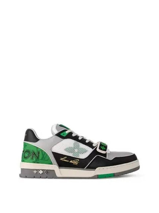 LV Trainer Sneakers Green Sale Green 1AC50F - LOUIS VUITTON - BALAAN 2