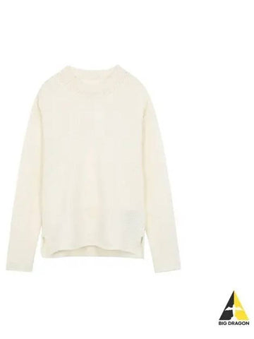 Ten c crew neck knit cream brown 22CTCUM01181 006450 - TEN C - BALAAN 1