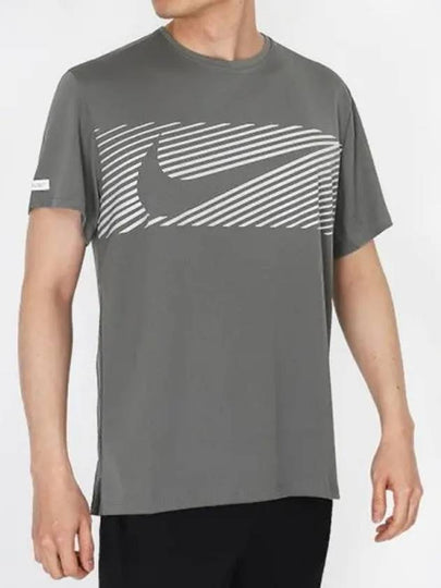 Genuine Flash Dry Fit UV Mylar SS Running Top FN3052 068 - NIKE - BALAAN 2