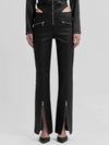 zip slit cutout bootcut pants black - FAN YOUNG - BALAAN 2