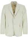 Dyed Gabardine Unconstructed Cotton Jacket White - THOM BROWNE - BALAAN 1